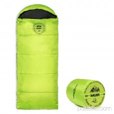 Lucky Bums Youth Muir Sleeping Bag 40°F/5°C with Digital Accessory Pocket and Carry Bag, Kryptek Highlander
